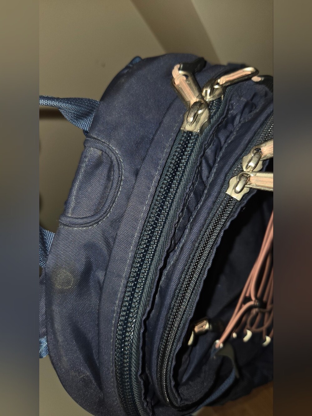 The North Face Borealis Backpack Navy/Salmon - Picture 9 of 13